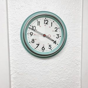 14” Mint Wall Clock